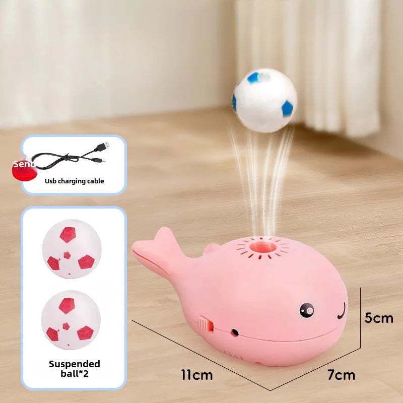 Electric Floating Ball Cat Toy – USB Rechargeable Interactive Kitten Training Toy